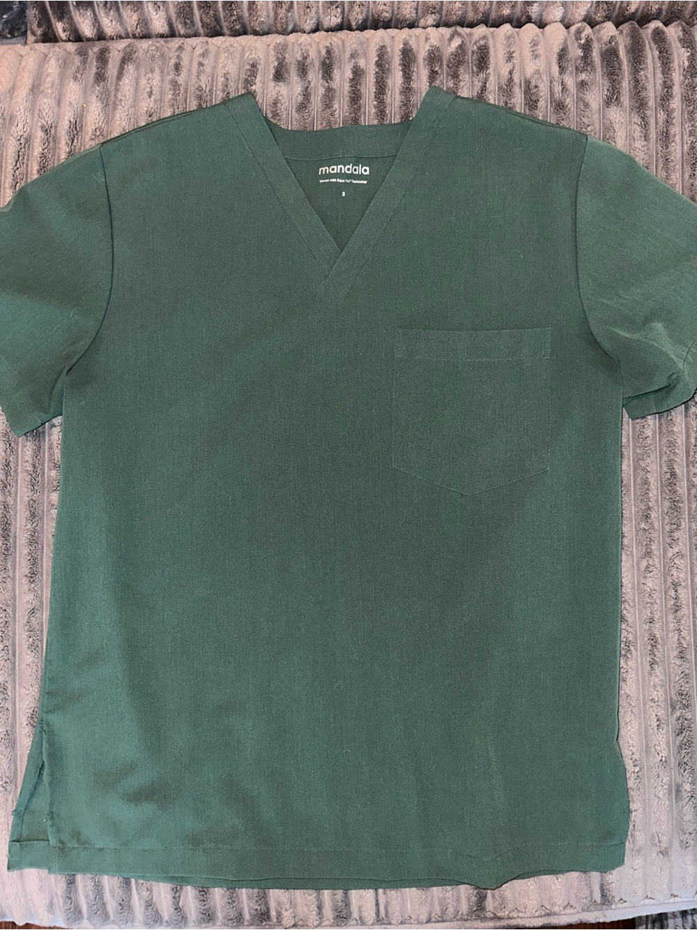 Mandala Men's V-Neck Scrub Top